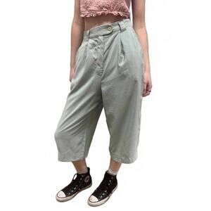 80s Giorgio Armani Le Collezioni Silk Shorts 25” High Waist